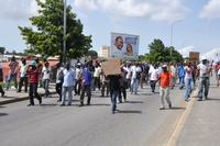 Projet immobilier des FDS: Des policiers manifestent pour dénoncer un 